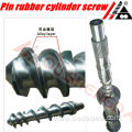 screw cold feed rubber extruder screw and barrel